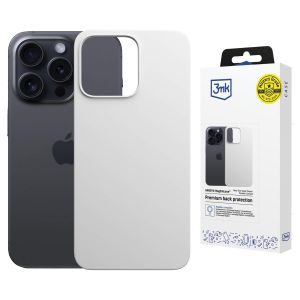 Prabangi Apple iPhone 13 Pro Max dėžutė - 3mk HARDY MagSilicone Silver-White