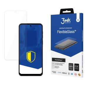 Nedūžtančios hibridinės stiklo plokštelės Motorola Moto G14 - 3mk FlexibleGlass