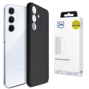 Silikoninis dėklas skirtas Samsung Galaxy A55 5G – 3mk HARDY® Mellow Case™ Black