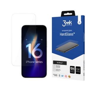 Grūdintas stiklas Apple iPhone 16 - 3mk HardGlass