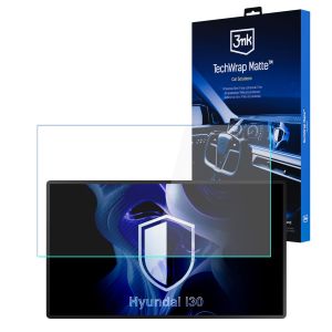 Matinė apsauginė plėvelė navigacijos ekranui Hyundai i30 2023 – 3mk TechWrap Matte™ Center Display