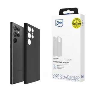 Dėklas Samsung Galaxy S24 Ultra - 3mk silikoninis dėklas juodas
