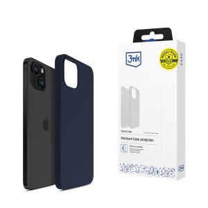 Dėklas, skirtas Apple iPhone 15 Plus - 3mk Silicone Case Dark Navy