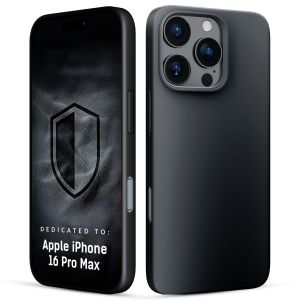 Silikoninis dėklas su MagSafe skirtas Apple iPhone 16 Pro Max - 3mk HARDY® Mellow MagCase™ Black