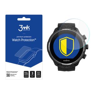 Apsauginis stiklas išmaniojo laikrodžio ekranui Suunto 9 Baro Titanium - 3mk Watch Protection