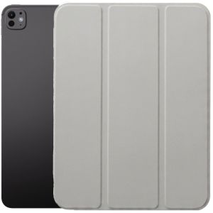 Dėklas su stovu planšetei Apple iPad Pro 13 (M4/M5) (13") - 3mk HARDY® TabCase™ Sidabrinis