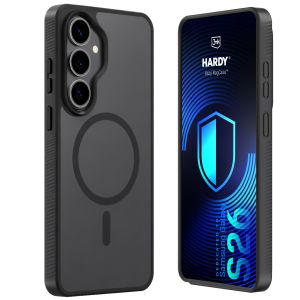 Dūminis dėklas su MagSafe, skirtas Samsung Galaxy S26 – 3mk HARDY® Hazy MagCase™ Black