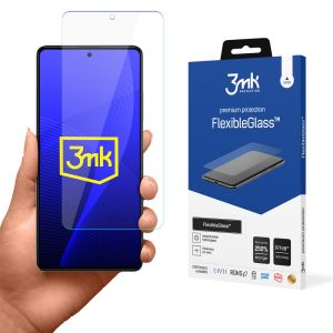 Nedūžtančios hibridinės stiklo plokštelės Redmi Note 12 Pro/Pro+ - 3mk FlexibleGlass