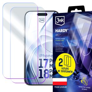 2x Apsauginė plėvelė, skirta Apple iPhone 17 Pro/ 18 Pro - 3mk HARDY® ARC+