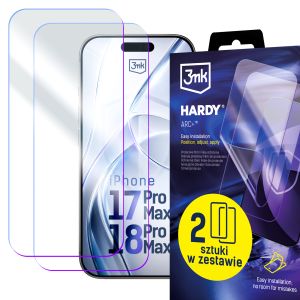 2x Apsauginė plėvelė Apple iPhone 17 Pro Max/ 18 Pro Max - 3mk HARDY® ARC+