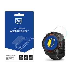 Apsauginis stiklas išmaniojo laikrodžio ekranui Garmin Instinct 3 45mm (Amoled, Solar) - 3mk Watch Protection