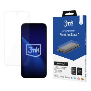 Nedūžtančios hibridinės stiklo plokštelės Google Pixel 9A - 3mk FlexibleGlass