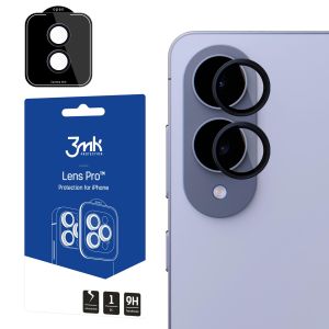 Grūdintas stiklas kameros objektyvui Samsung Galaxy S25 Edge 3mk Lens Protection Pro Black