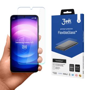 Nedūžtančios hibridinės stiklo plokštelės Samsung Galaxy S25 - 3mk FlexibleGlass