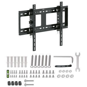 Sieninis TV laikiklis 32-80 colių 3mk HARDY® SlimGrip Pro 80™ - pasukamas, ultra plonas, VESA, iki 80 kg