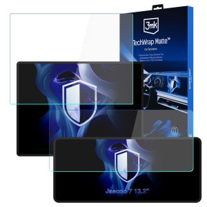 Apsauginė matinė plėvelė navigacijos ekranui ir prietaisų skydeliui, skirta Jaecoo 7 13,2 inch 2024- – 3mk TechWrap Matte 2in1 (Center Display + Cluster)