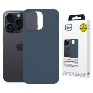 Prabangus dėklas Apple iPhone 15 Pro Max - 3mk HARDY MagSilicone Karališka mėlyna