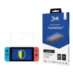 Nedūžtantis hibridinis stiklas, skirtas Nintendo Switch – 3mk FlexibleGlass