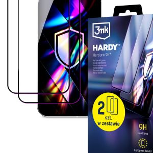 2x Szkło hartowane z aplikatorem na Apple iPhone 7/8/SE 2020/2022 - 3mk Hardy Hardura 9H
