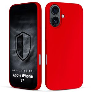 Silikoninis dėklas skirtas Apple iPhone 17 - 3mk HARDY® Mellow Case™ Red