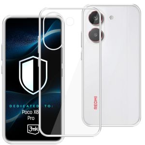Skaidrus dėklas POCO X8 Pro – 3mk HARDY® Vision Case™