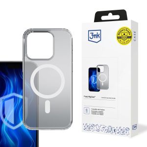 Dėklas Apple iPhone 16 Pro - 3mk Frosty MagCase White