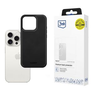Dėklas, skirtas Apple iPhone 15 Pro Max - 3mk Hardy® Silky Leather MagCase™
