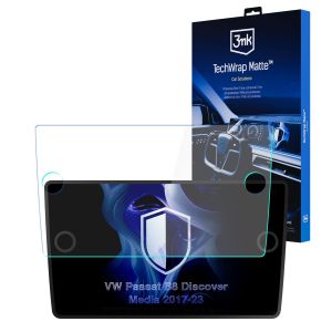 Matinė apsauginė plėvelė navigacijos ekranui VW Passat B8 Discover Media 2017-23 – 3mk TechWrap Matte™ Center Display