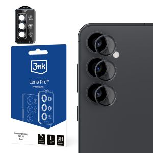 Grūdintas stiklas kameros objektyvui Samsung Galaxy S25 3mk Lens Protection Pro Black