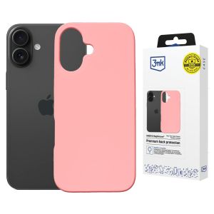 Prabangus dėklas Apple iPhone 16 Plus - 3mk HARDY MagSilicone Pink