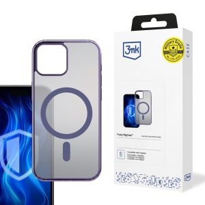 Dėklas Apple iPhone 15 Plus - 3mk Frosty MagCase Purple