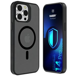 Dūminis dėklas su MagSafe, skirtas Apple iPhone 14 Pro – 3mk HARDY® Hazy MagCase™ Black