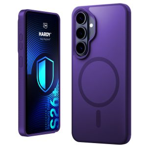 Dūminis dėklas su MagSafe, skirtas Samsung Galaxy S26+ – 3mk HARDY® Hazy MagCase™ Purple