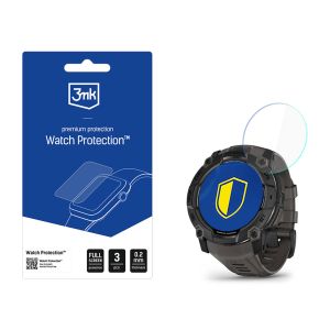 Apsauginis stiklas išmaniojo laikrodžio ekranui Garmin Instinct 3 50mm (Amoled, Solar) - 3mk Watch Protection