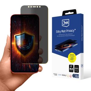 Folia privatizuojanti prie Apple iPhone 12 - 3mk Silky Matt Privacy