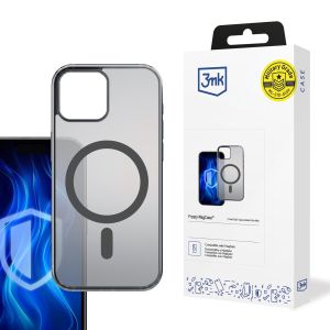 Dėklas Apple iPhone 14 - 3mk Frosty MagCase Juodas
