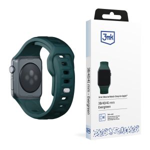 Dirželis, skirtas Apple Watch 42/44/45/46/49 mm Evergreen (big) - 3mk Silicone Watch Strap