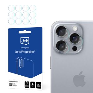 Stiklas fotoaparato objektyvui Apple iPhone 16 Pro - 3mk objektyvo apsauga
