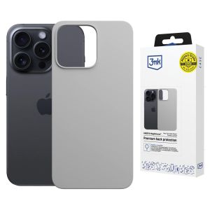 Prabangus dėklas Apple iPhone 16 Pro Max - 3mk HARDY MagSilicone Natural Titanium