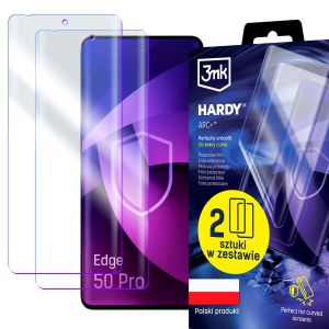 2x Apsauginė plėvelė, skirta Motorola Edge 50 Pro - 3mk HARDY® ARC+