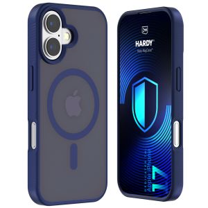Dūminis dėklas su MagSafe, skirtas Apple iPhone 17 – 3mk HARDY® Hazy MagCase™ Blue