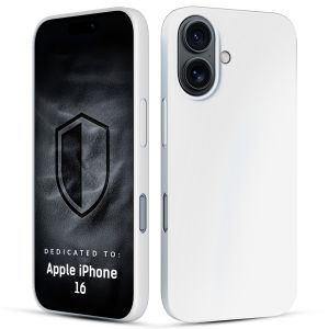 Silikoninis dėklas su MagSafe skirtas Apple iPhone 16 - 3mk HARDY® Mellow MagCase™ White