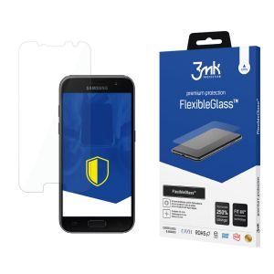 Nedūžtančios hibridinės stiklo plokštelės Samsung Galaxy A3 2017 - 3mk FlexibleGlass