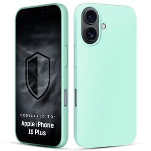 Silikoninis dėklas su MagSafe skirtas Apple iPhone 16 Plus - 3mk HARDY® Mellow MagCase™ Teal