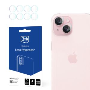 Objektyvo stiklas Apple iPhone 15 Plus fotoaparatui - 3mk Lens Protection