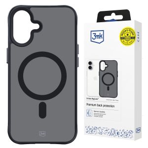 Dėklas Apple iPhone 16 - 3mk Smoke MagCase