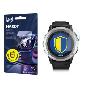 Hibridinis stiklas smartwatch Garmin Fenix 3 - 3mk HARDY® Fusion Watch Protection™