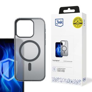 Dėklas Apple iPhone 16 Pro Max - 3mk Frosty MagCase Juodas