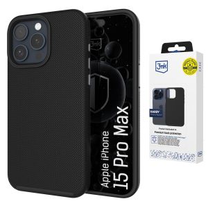 Kietas dėklas su MagSafe skirtas Apple iPhone 15 Pro Max - 3mk HARDY® Shockproof MagCase™