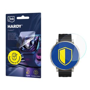 Hibridinis stiklas smartwatch Amazfit Active 3 Premium - 3mk HARDY® Fusion Watch Protection™